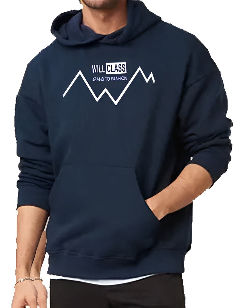 Printed Premium Hoodies for Men and Boys – Comfortable, Casual & Fashionable - Large