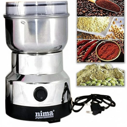 Multifunctional Electric Mixer Grinder – Heavy Duty Stainless Steel Portable Kitchen Masala & Coffee Grinder