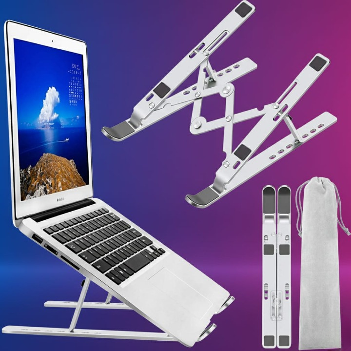 Folding Adjustable Aluminum Laptop Stand