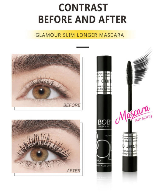 BOB Super Curl Eye Mascara | Waterproof & Long Lasting | 8 g | Made in China