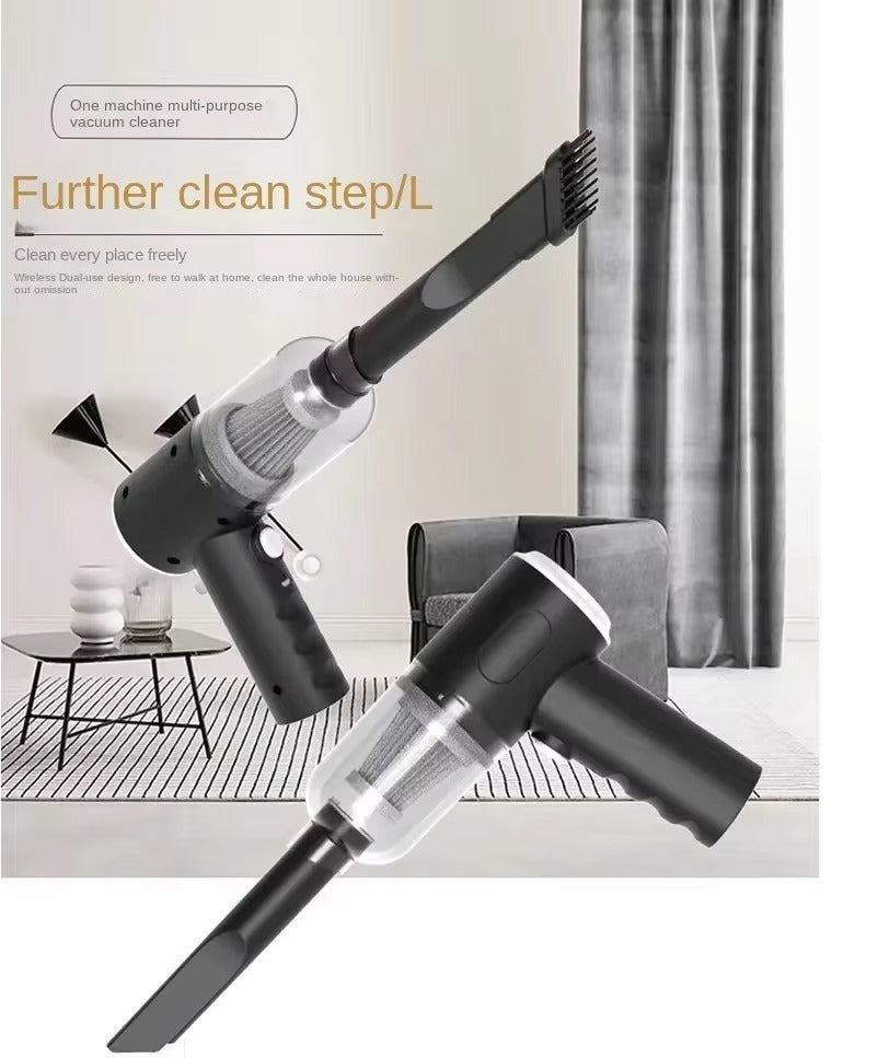 3-in-1 Portable Handheld Cordless Vacuum Cleaner | High Power Suction & Air Blower | USB Rechargeable Mini Vacuum for Car, Home & Keyboard