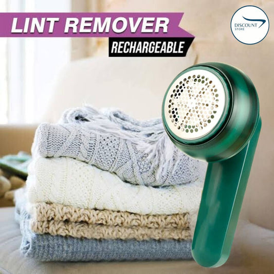 Electric Lint Remover & Fabric Shaver - Rechargeable USB Pill Suction Tool with 6-Blade System for Clothing, Furniture, and Wool Sweaters