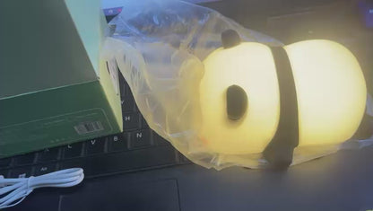 Panda lamp for room decoration